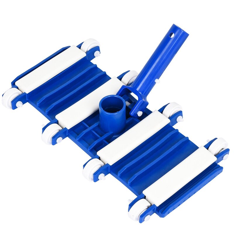 Plastic Hand Pool Broom - 8 Wheels